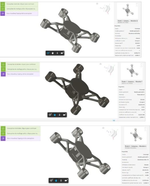 Résultats générés pour l'itération 2